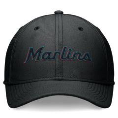 Miami Marlins Performance Flex Hat - Black | Nike
