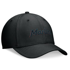 Miami Marlins Performance Flex Hat - Black | Nike