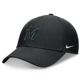 Miami Marlins Club Performance Adjustable Hat - Black | Nike