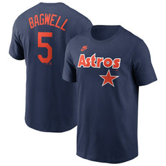 Jeff Bagwell Houston Astros Cooperstown Collection Fuse Name & Number T-Shirt - Navy | Nike