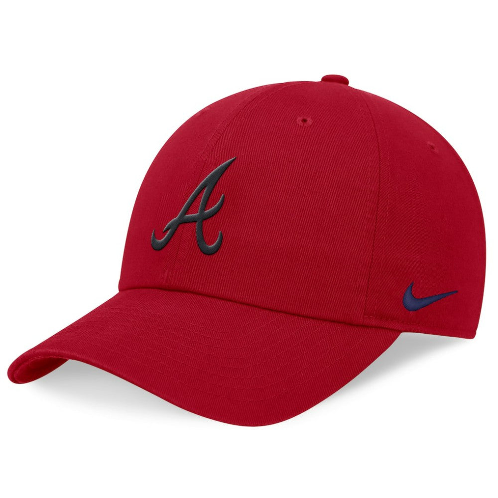 Atlanta Braves Club Adjustable Hat - Red | Nike