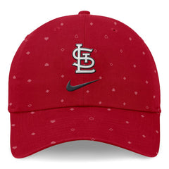 St. Louis Cardinals Primetime Print Club Adjustable Hat - Red | Nike