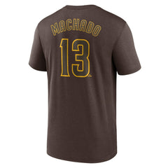 Manny Machado San Diego Padres Legend Name & Number Performance T-Shirt - Brown | Nike