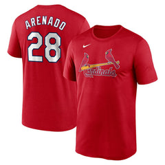 Nolan Arenado St. Louis Cardinals Legend Name & Number Performance T-Shirt - Red | Nike