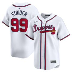 Spencer Strider Atlanta Braves Home Limited Player Jersey - White | Nike