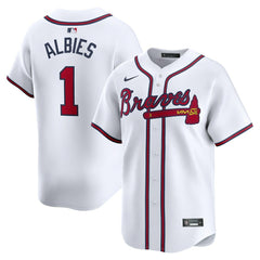 Ozzie Albies Atlanta Braves Home Limited Player Jersey - White | Nike