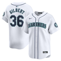 Logan Gilbert Seattle Mariners Home Limited Player Jersey - White | Nike