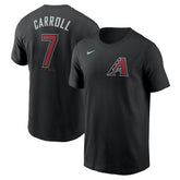 Corbin Carroll Arizona Diamondbacks Fuse Name & Number T-Shirt - Black | Nike