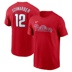 Kyle Schwarber Philadelphia Phillies Fuse Name & Number T-Shirt - Red | Nike