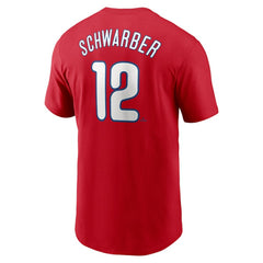 Kyle Schwarber Philadelphia Phillies Fuse Name & Number T-Shirt - Red | Nike