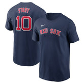 Trevor Story Boston Red Sox Fuse Name & Number T-Shirt - Navy | Nike