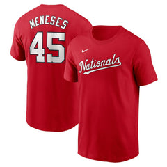 Joey Meneses Washington Nationals Fuse Name & Number T-Shirt - Red | Nike