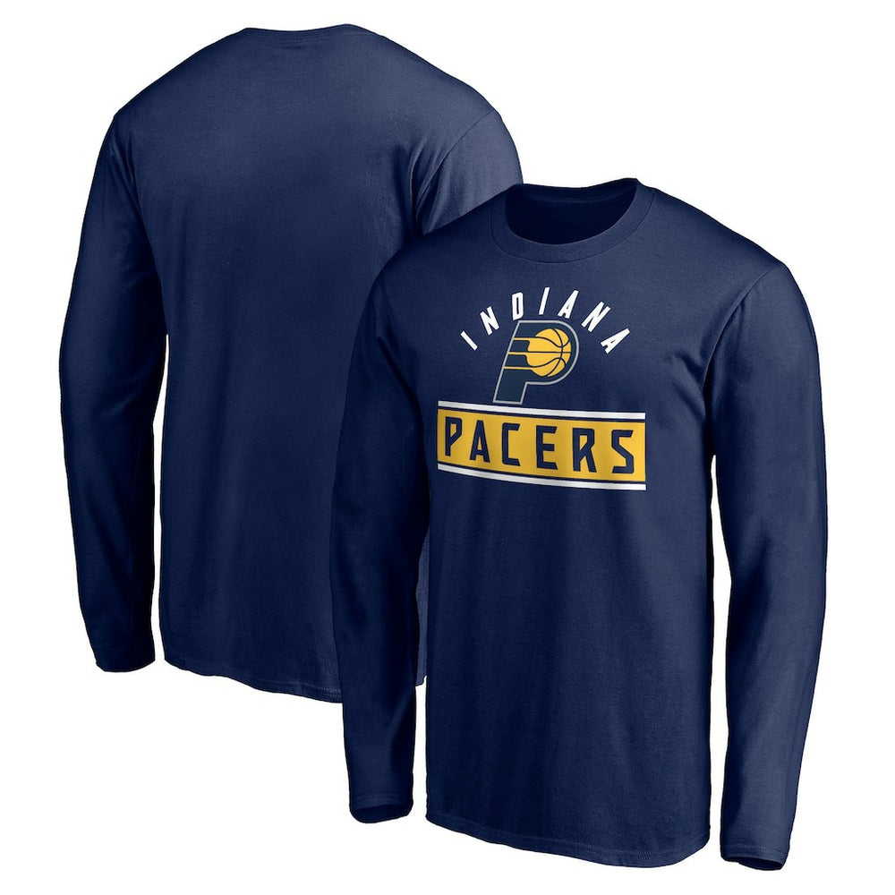 Indiana Pacers Team Arch Knockout Long Sleeve T-Shirt - Navy cheap