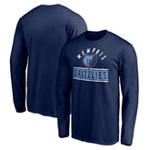 Memphis Grizzlies Team Arch Knockout Long Sleeve T-Shirt - Navy sale