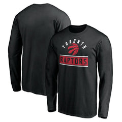 Toronto Raptors Team Arch Knockout Long Sleeve T-Shirt - Black sale