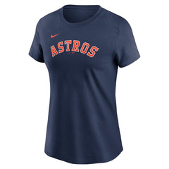 Yordan Alvarez Houston Astros Women's Cooperstown Collection Fuse Name & Number T-Shirt - Navy | Nike