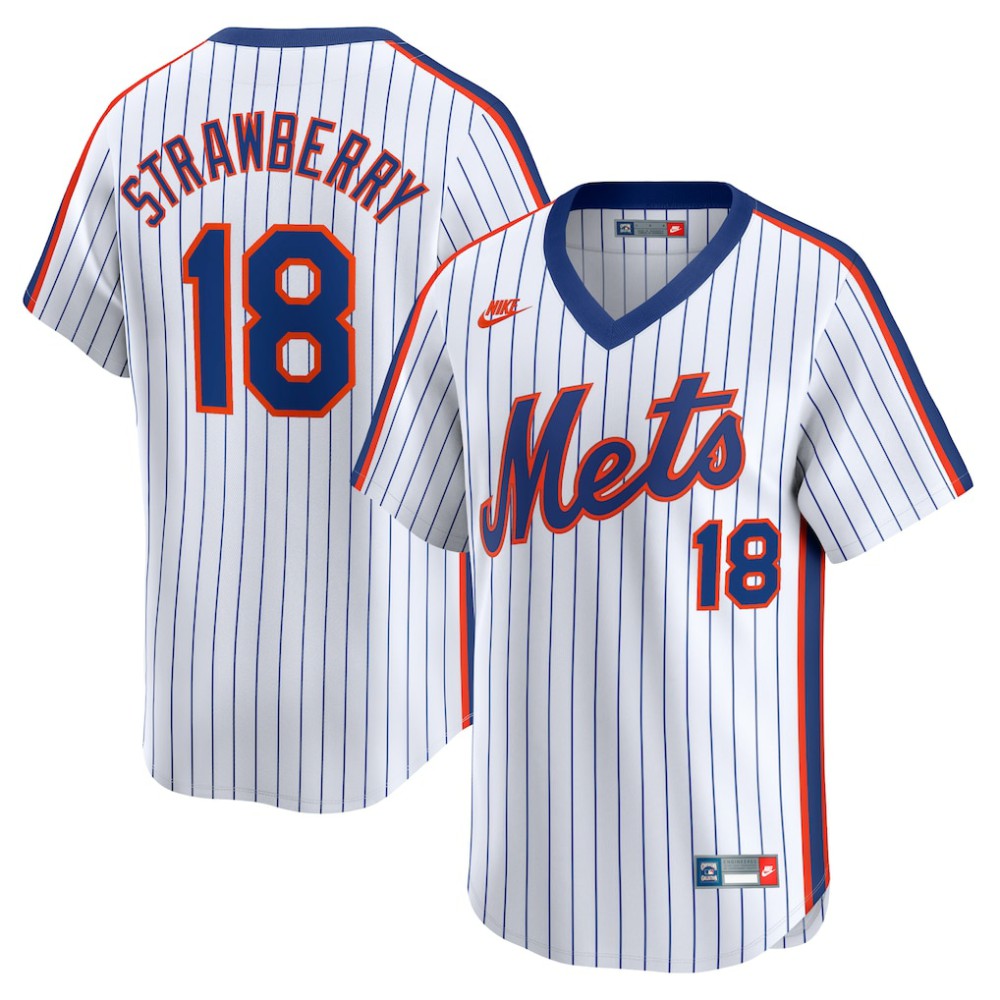 Darryl Strawberry New York Mets Throwback Cooperstown Limited Jersey - Navy | Nike