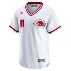 Barry Larkin Cincinnati Reds Throwback Cooperstown Limited Jersey - White | Nike