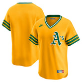 Athletics Cooperstown Collection Limited Jersey - Gold | Nike