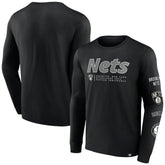 Brooklyn Nets Baseline Long Sleeve T-Shirt - Black | Fanatics discount