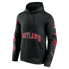 Portland Trail Blazers Home Court Pullover Hoodie - Black | Fanatics cheap