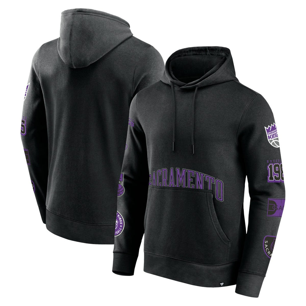 Sacramento Kings Home Court Pullover Hoodie - Black | Fanatics on sale