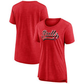 Chicago Bulls Women's League Leader Tri-Blend T-Shirt sale - Heather Red | Fanatics cheap