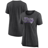 Sacramento Kings Women's League Leader Tri-Blend T-Shirt - Heather Charcoal | Fanatics shop