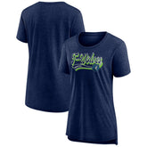 Minnesota Timberwolves Women's League Leader Tri-Blend T-Shirt - Heather Navy | Fanatics outlet