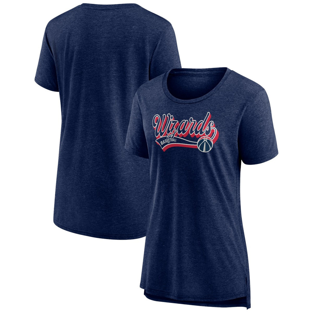 Washington Wizards Women's League Leader Tri-Blend T-Shirt - Heather Navy | Fanatics shop