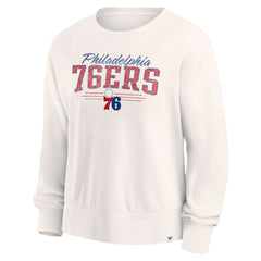 Philadelphia 76ers Women's Close the Game Pullover Sweatshirt - Cream | Fanatics on sale