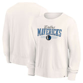 Dallas Mavericks Women's Close the Game Pullover Sweatshirt sale - Cream | Fanatics on sale