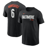 Ryan Mountcastle Baltimore Orioles City Connect Fuse Name & Number T-Shirt - Black | Nike