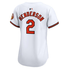 Gunnar Henderson Baltimore Orioles Women's Home Limited Player Jersey - White | Nike