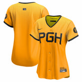 Pittsburgh Pirates Women's City Connect Limited Jersey - Gold | Nike