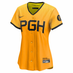 Pittsburgh Pirates Women's City Connect Limited Jersey - Gold | Nike