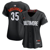 Adley Rutschman Baltimore Orioles Women's City Connect Limited Player Jersey - Black | Nike