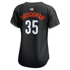 Adley Rutschman Baltimore Orioles Women's City Connect Limited Player Jersey - Black | Nike