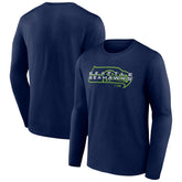 Seattle Seahawks Advance to Victory Long Sleeve T-Shirt - College Navy outlet