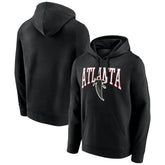 Atlanta Falcons Gridiron Classics Campus Standard Pullover Hoodie - Black for sale