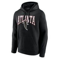 Atlanta Falcons Gridiron Classics Campus Standard Pullover Hoodie - Black for sale