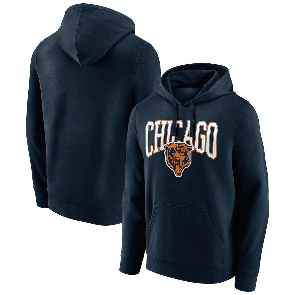 Chicago Bears Gridiron Classics Campus Standard Pullover Hoodie - Navy online