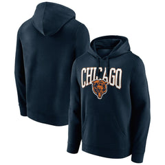 Chicago Bears Gridiron Classics Campus Standard Pullover Hoodie - Navy online