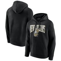 New Orleans Saints Gridiron Classics Campus Standard Pullover Hoodie - Black on sale