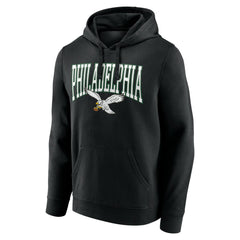 Philadelphia Eagles Gridiron Classics Campus Standard Pullover Hoodie - Black outlet