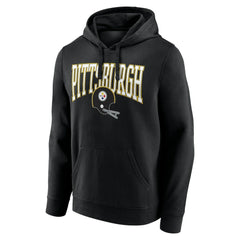 Pittsburgh Steelers Gridiron Classics Campus Standard Pullover Hoodie - Black outlet
