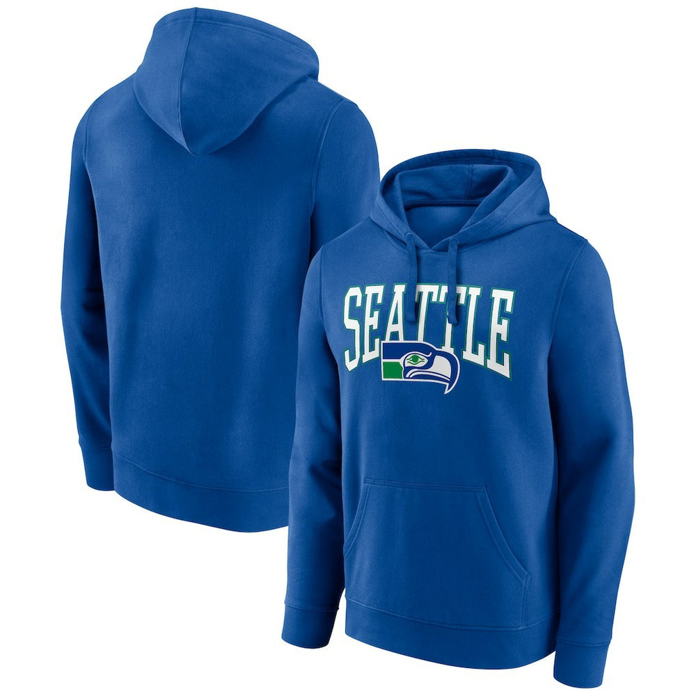 Seattle Seahawks Gridiron Classics Campus Standard Pullover Hoodie - Royal online