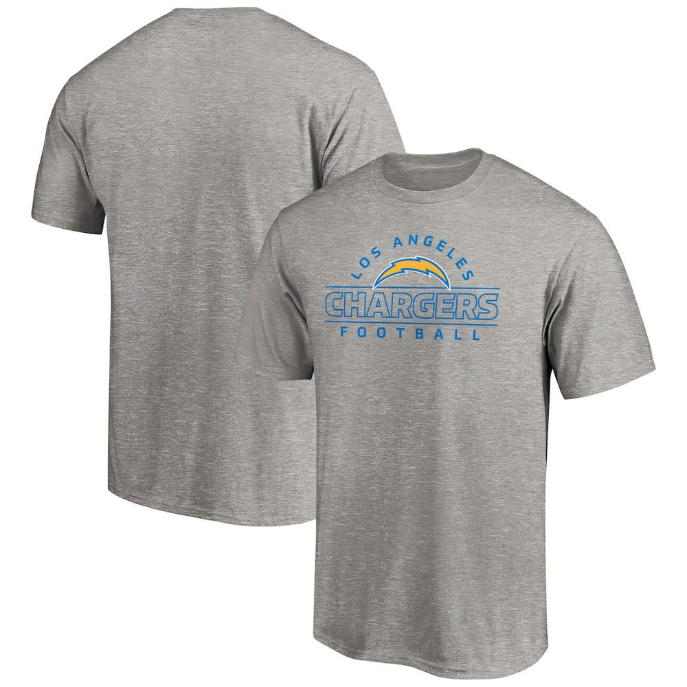 Los Angeles Chargers Dual Threat T-Shirt - Heather Gray on sale