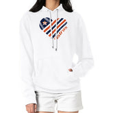 Houston Astros G-III 4Her by Carl Banks Women's Heart Fleece Pullover Hoodie - White
