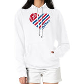 Philadelphia Phillies G-III 4Her by Carl Banks Women's Heart Fleece Pullover Hoodie - White